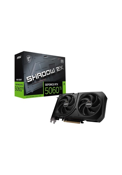 Msı 8gb Rtx5060tı 8g Shadow 2x Oc Plus Gddr7 Hdmı-dp Pcıe 5.0