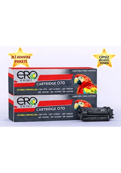 Canon İ-sensys Mf463dw Çipsiz Uyumlu Toner - 3000 Sayfalık - 2'li Paket