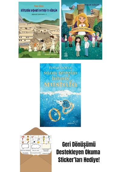 Hititlerin Başkenti Hattuşa Yı Görelim Eğlenceli Tarih Serisi 3 + Göbeklitepe Perileri Efsanevi Yerler Serisi 2 + Sana Sevgim Bitmiş Mustafa