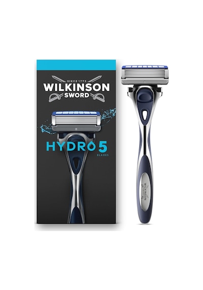 Wilkinson Erkek Tıraş Bıçağı Hydro 5, Cilt Nemlendirici, Karbon Kaplı Bıçak, Tıraş Bıçağı, 1 Yedek Bıçaklı Erkek Tıraş Bıçağı