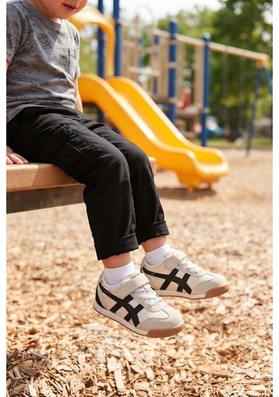 Fort Tıgor Cool Anatomik Hafif Rahat Sneaker Erkek Çocuk Ayakkabı Bej