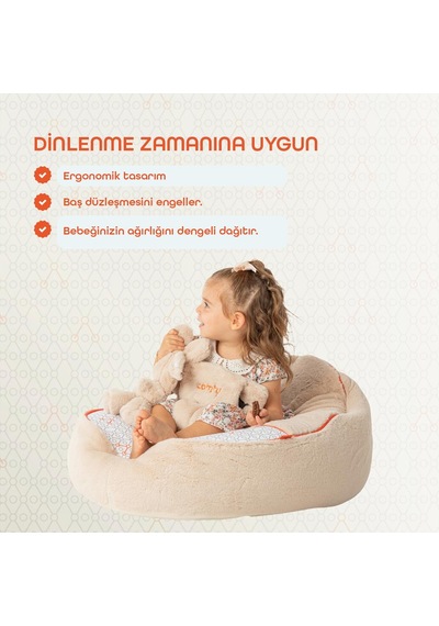 Gezenbebe Comfy Dolgulu Bebek Pufu 001