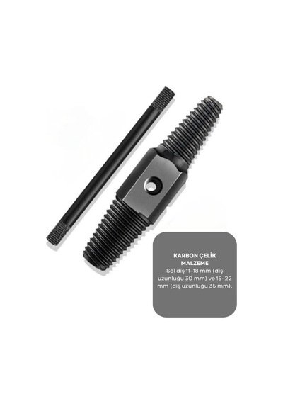 Kırık Musluk Sökme Aparatı Ters Kılavuz Sıkışmış Boru Çıkarıcı Seti 11-22mm