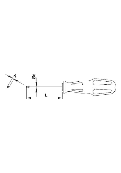 Ceta Form F19027115 CPlus Delikli Torx Uçlu Tornavida T27 x 115 MM