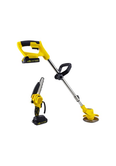 Dawreek Yellow21 İkili Tırpan Seti Şarjlı Tırpan + Testere