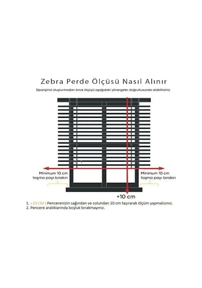 Ithal Kalın Kumaş Krem Güneşlik Stor Perde Etek Dilimli  Alüminyum Kasa Krem 10 x 100