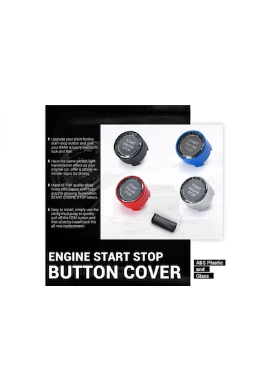 Bmw Start Stop Tuşu F30 F22 F20 F32 F10 G30 Siyah Renk 636