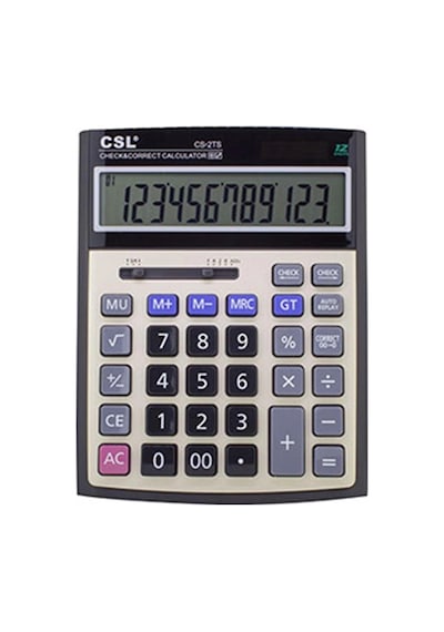Csl Cs-2ts 12 Hane Masa Tipi İşlem Kontrollü Hesap Makinesi Kdo Diğer