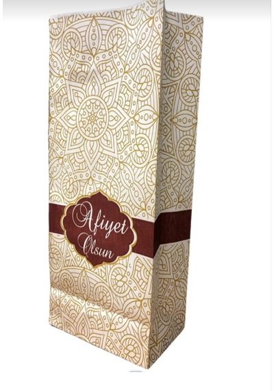 Kahve Kuruyemiş Bakliyat Dipli Kese Kagıdı - 12,5 X 7 X 29 - 1000 Gr 250 Adet