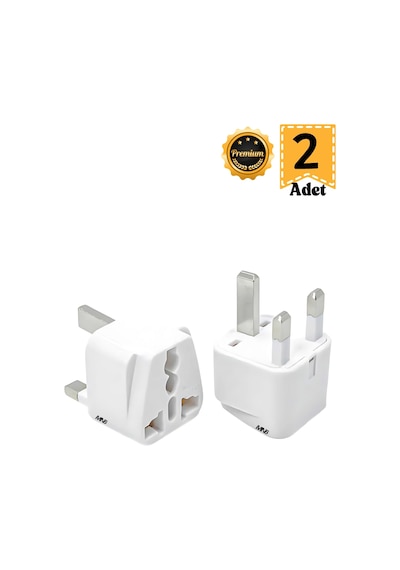 Mn6 M006 Priz Dönüştürücü/2 Adet/kıbrıs-hac Umre Prizi-g Plug Adapter-seyahat Adaptörü