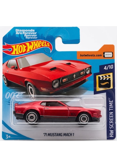 Hot Wheels '71 Mustang Mach 1 - Kırmızı - 2019 - Fyc92 - James Bond