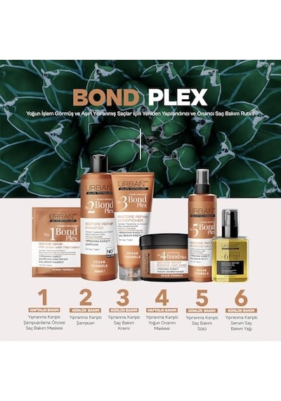 Plex Yıpranma Karşıtı Saç Bakım Yağı 100ml- Vegan