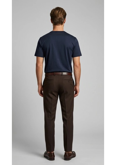 Lenasso Soft Touch Basic Erkek T-shirt Lacivert