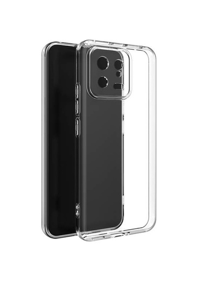 Xiaomi Mi 13 Pro İle Uyumlu Kılıf Şeffaf Kamera Korumalı Esnek Silikon Telefon Kılıfı Kapak
