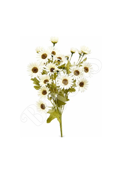 Yapay Çiçek Küçük Papatya Buketi 32 Cm Beyaz