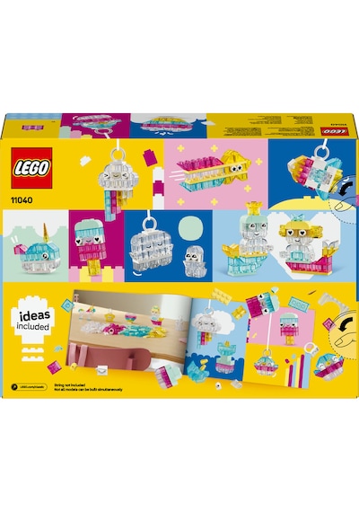 LEGO® Classic Sihirli Saydam Kutu 11040 - 5 Yaş ve Üzeri Çocuklar için Yaratıcı Oyuncak Yapım Seti (340 Parça)