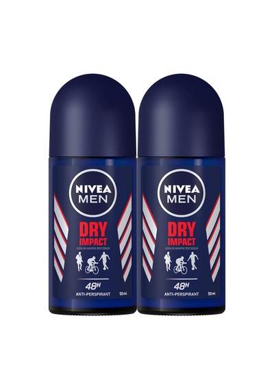Nivea Men Dry Impact Erkek Roll-On Deodorant 2 x 50 ML