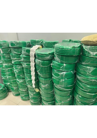 Bahçe Sulama Hortumu Örgülü New Garden 1/2 Parmak Metre Seçiniz Hızlı Teslimat Dışı Yeşil Içi Sarı 20 Metr