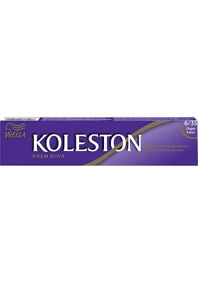Koleston Tüp Boya 50 Ml - 6.35 Elegant Kahve + 20 Vol Oksidan Peroksit