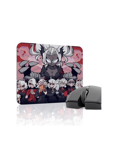 Helltaker Kaymaz Dikişli Kauçuk Oyuncu Mousepad V1 - 22x18 Gaming Mouse Pad Fare Altlığı