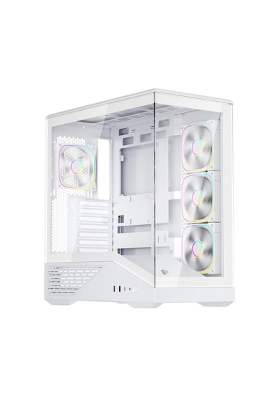 1st Player Gm7 Btf Beyaz 750w 80+ Bronze Argb 4x12cm Fan Temperli Cam Usb 3.0 Type-c Atx Kasa