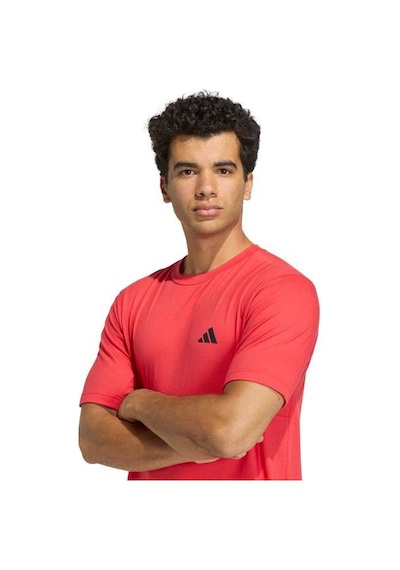 Adidas Workout Essentials Feelready Erkek Kırmızı Yuvarlak Yaka Tişört Kırmızı
