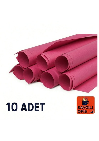 Saygılıofis Fon Kartonu 10 Lu Gri 50x70 Cm 1 Paket Pembe