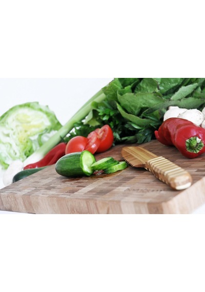 Bambum Tako Kesme & Steak Tahtası Büyük Bktt1 Krem