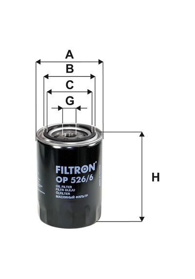 Op526/6 - Yağ Filtresi - Filtron