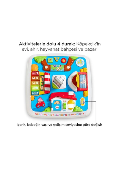 Fisher-Price Eğitici Köpekçiğin Aktivite Masası (TR-ING) DRH44