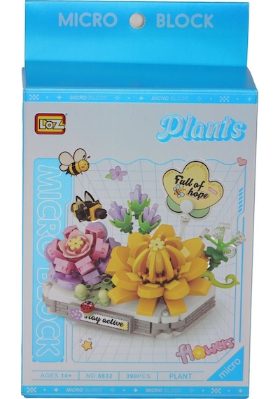 Lz8832 Loz Kremsi Yeşim Lotus Block Oyuncak
