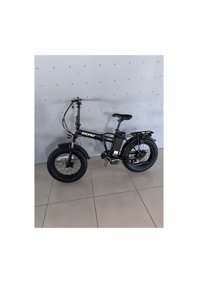 Katlanır Elektrikli Bisiklet Siyah Siyah