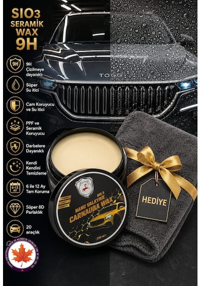 Sıo3 Nano Valkyrie Seramik Carnauba Wax 9h 200gr