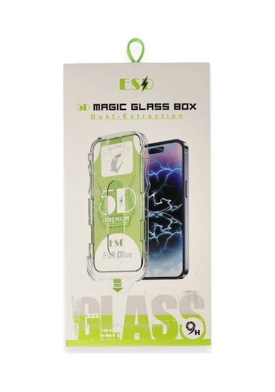 Apple Uyumlu iPhone   16 Pro Max Ekran Koruyucu Temperli Cam Takma Aparatlı Kolay Kurulum