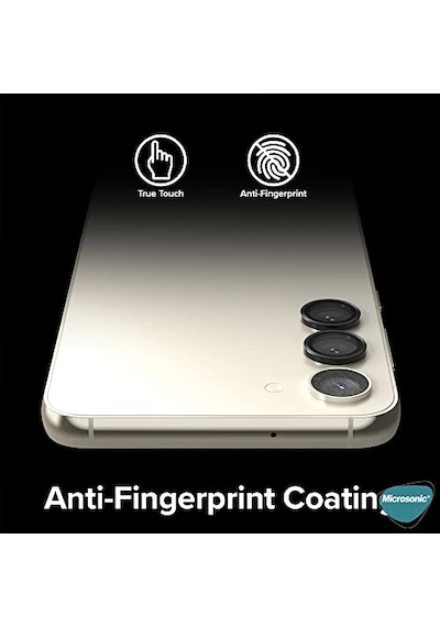 Samsung Galaxy S25 Plus Tekli Kamera Lens Koruma Camı Siyah Galaxy S25 Plus İle Uyumlu Ekran Koruyucu - Siyah Diğer