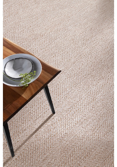 Elit Premium Sisal Jut Halı 1001 -bej Krem Balık Sırtı Desen