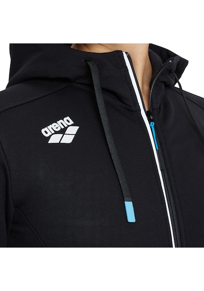 Arena Team Hooded Jacket Panel Kadın Siyah Günlük Stil Ceket 004895500