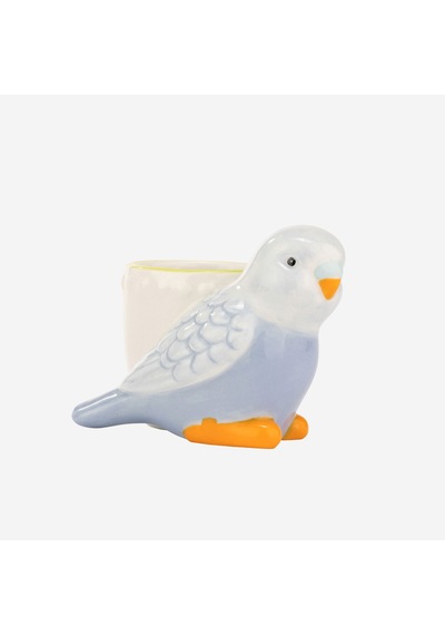 Mavi Seramik Yumurtalık 6,5x3,5 Cm