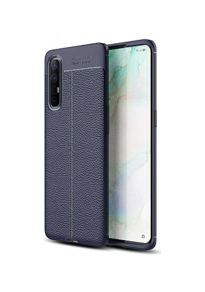 Adige Oppo Reno 3 Pro Kılıf Niss Deri Görünümlü Silikon