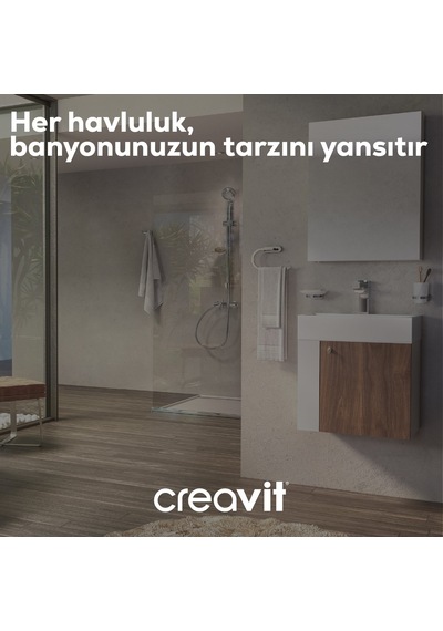 Creavit BR20219 Royale Bornozluk (İkili) Krom