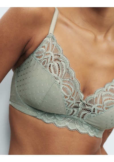 Marks & Spencer Amelia Dantelli Balensiz Full Cup Sütyen T33007016 Yeşil