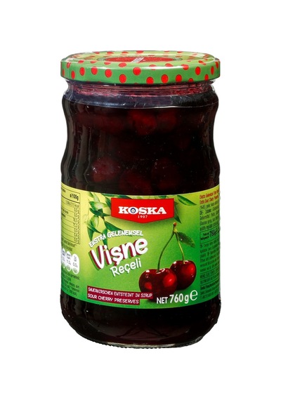 Koska Ekstra Geleneksel Vişne Reçeli 760 G %45 Meyveli 2'li Ekonomik Paket - 2 Adet Tarı