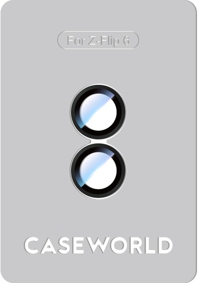 Galaxy Z Flip 6 Uyumlu Caseworld Alloy Serisi Oleofobik Anti Reflective Kamera Lens Koruyucu Siyah