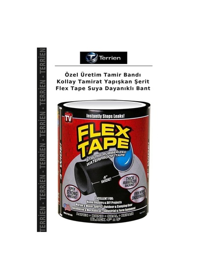 Özel Üretim Tamir Bandı Kollay Tamirat Yapışkan Şerit Flex Tape Suya Dayanıklı Bant