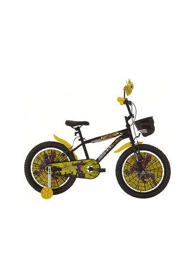 Spark Çocuk Bisikleti 30 Cm V Fren 20 Jant Vitessiz Mat Siyah Sarı Siyah - Sarı