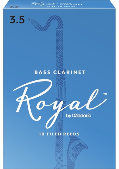 D'addario Reb1035 Royal Bas Klarnet Kamışı No: 3.5 Profesyonel - 10'lu Paket Derin Ve Güçlü Ton Karakteri, Profesyonel Kontrol Ve Kararlı Tını