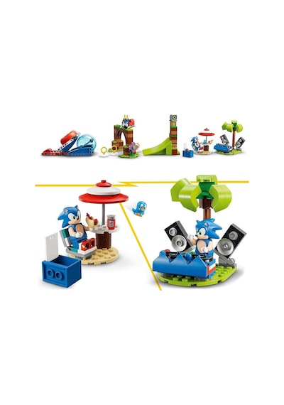LEGO® 76990 Sonic The Hedgehog Sonic Hız Küresi Meydan Okuması 292 Parça LEGO® 76990 Sonic The Hedgehog Sonic Hız Küresi Meydan Okuması 292 Parça