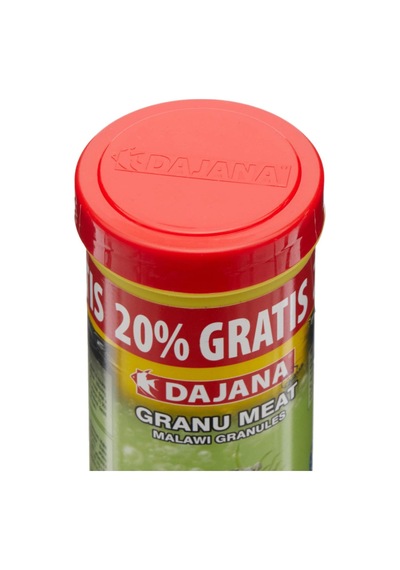 Dajana Granu Meat Cichlidler İçin Granül Balık Yemi, Ciklet Balığı Yemi, 250 Ml + 50 Ml Promo 150 Gr