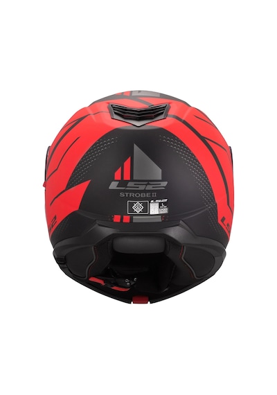 Ls2 Strobe 2 Code Kask Mat Siyah Kırmızı