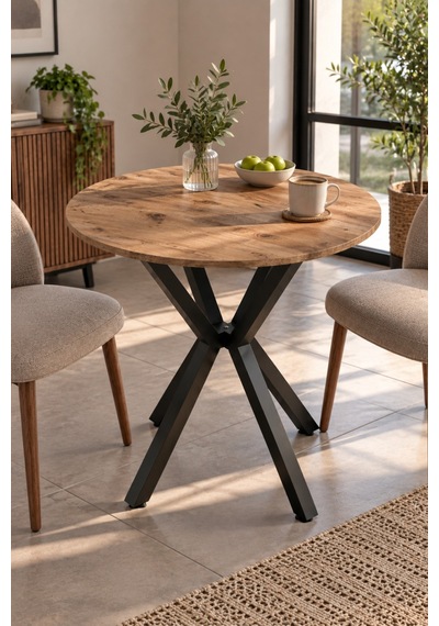 Sulorahome Yuvarlak Mutfak Masası 70 Cm Atlantik Kahverengi Atlantik Çam Sulorahome Yuvarlak Mutfak Masası 70 Cm Atlantik Kahverengi Atlantik Çam